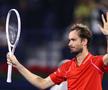 Novak Djokovic, învins de Daniil Medvedev la Dubai