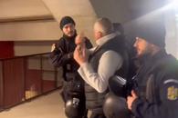 Scandal la Rapid - Hermannstadt: scos de jandarmi din stadion + discuție aprinsă și în afara arenei