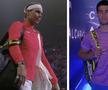 Rafael Nadal și Carlos Alcaraz, în Netflix Slam / Captură Twitter