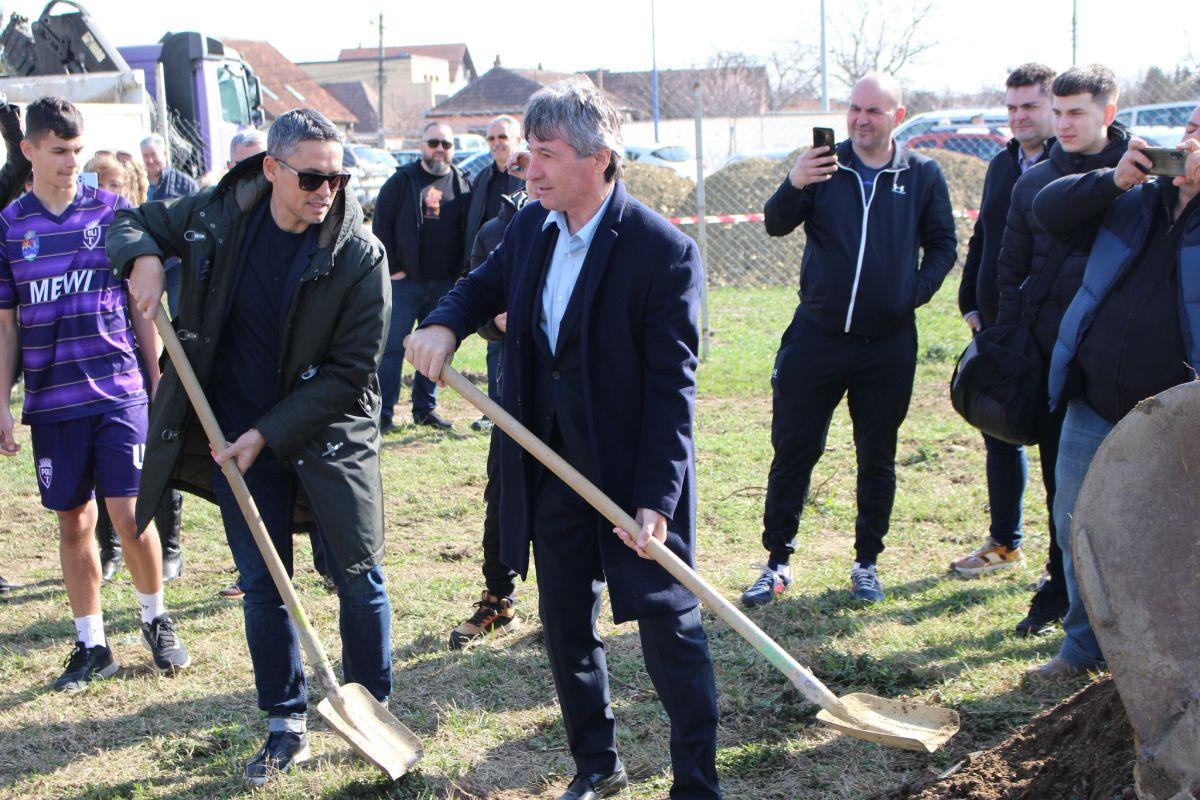 Au început lucrările la stadionul „Eroii Timișoarei”