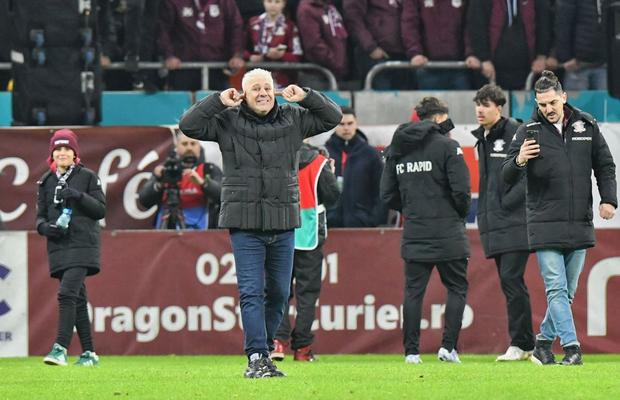 Șefului Rapidului nu i-au căzut bine gesturile lui Șumudică: „Mi-aș dori să-și canalizeze energia doar pe fotbal” + Cadoul pentru antrenor: „Ceva special”