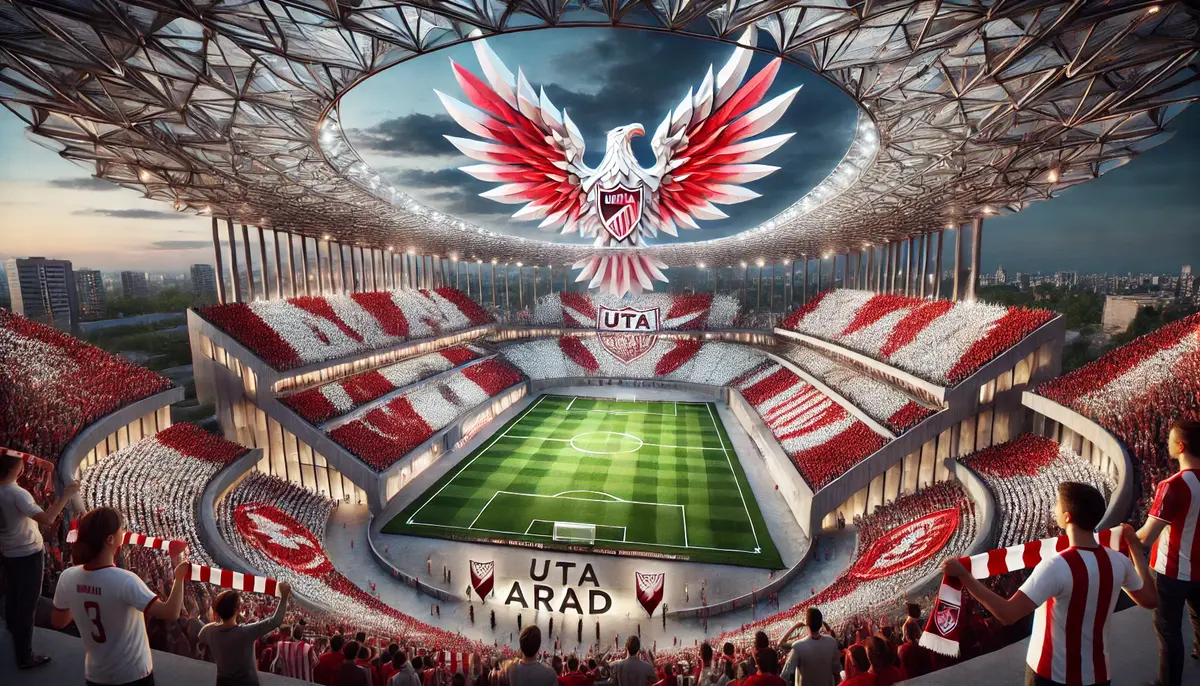 Stadioanele din România, generate de inteligența artificială