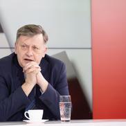 Crin Antonescu, invitatul emisiunii „Prietenii lui Ovidiu”. FOTO: Ionuț Iordache (GSP)