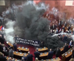 Haos în parlamentul Serbiei
