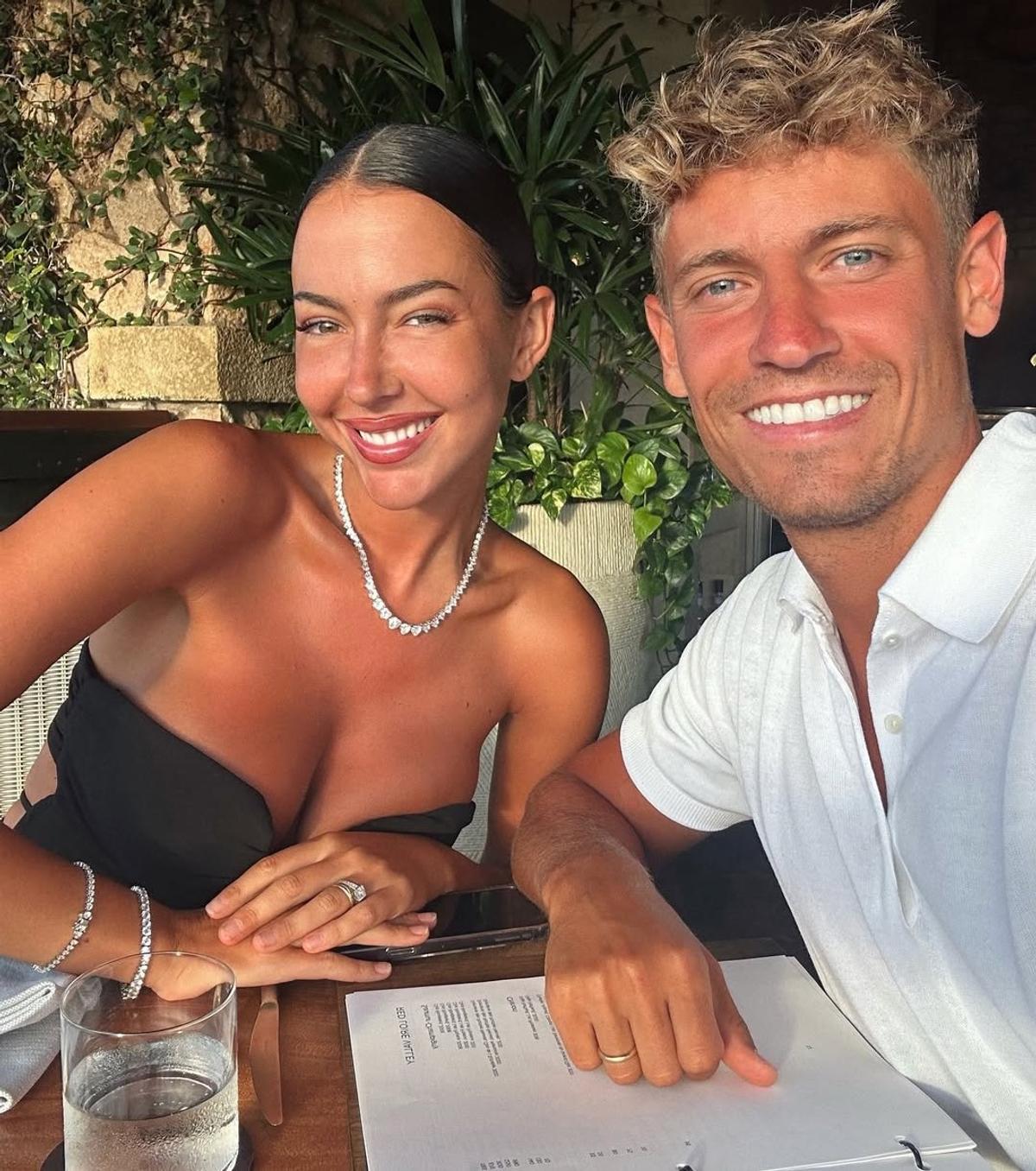 Marcos Llorente și soția Patricia