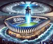 Stadionul celor de la Farul, generat de AI