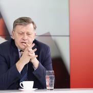 Crin Antonescu, invitatul emisiunii „Prietenii lui Ovidiu”. FOTO: Ionuț Iordache (GSP)