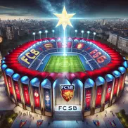 Stadionul celor de la FCSB, generat de AI