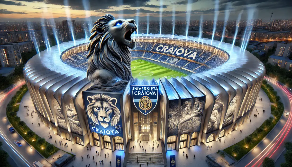 Stadioanele din România, generate de inteligența artificială