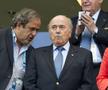 Michel Platini și Sepp Blatter, pe vremea în care colaborau strâns în fruntea UEFA și FIFA / Foto: Imago