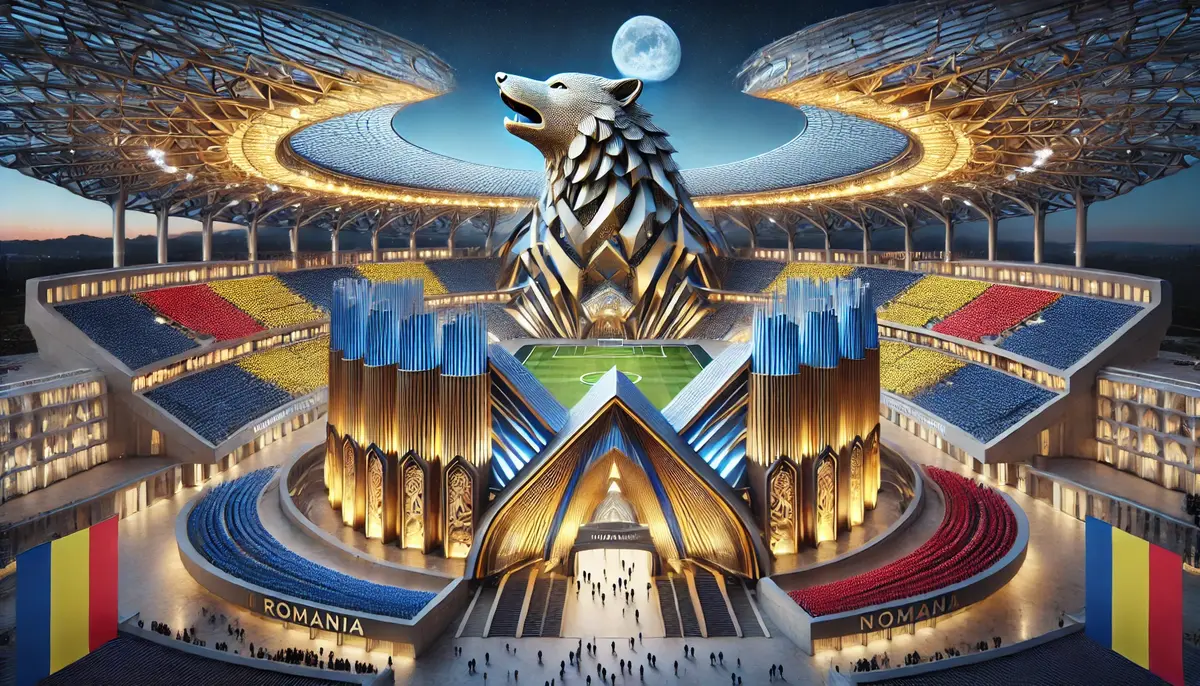 Stadioanele din România, generate de inteligența artificială