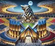 Stadionul României, generat de AI