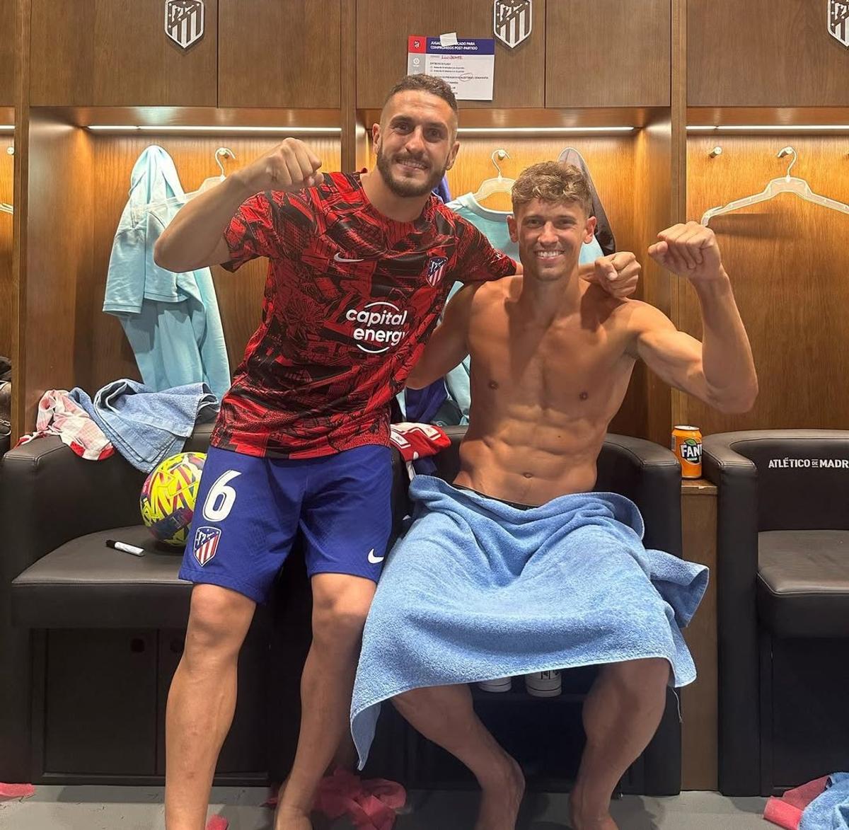 Marcos Llorente și soția Patricia