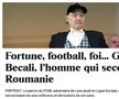 Gigi Becali și titlul articolului din JDD