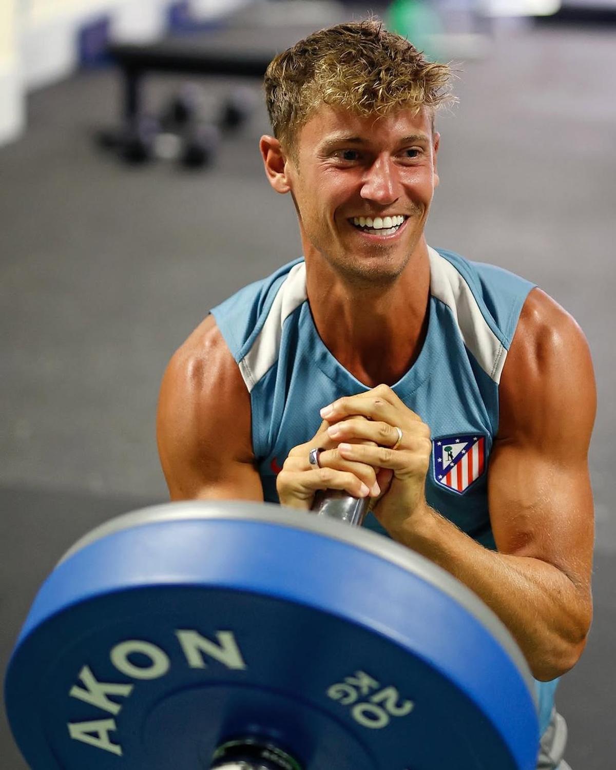 Marcos Llorente și soția Patricia