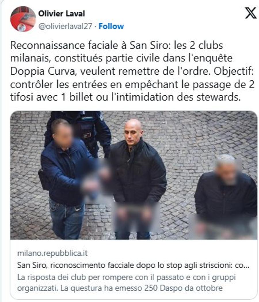 Printre acuzați se numără Renato Bosetti, liderul principalei facțiuni ultras a lui Inter, Curva Nord Suspectați că fac parte din mafia calabreză! » A început procesul momentului în Italia