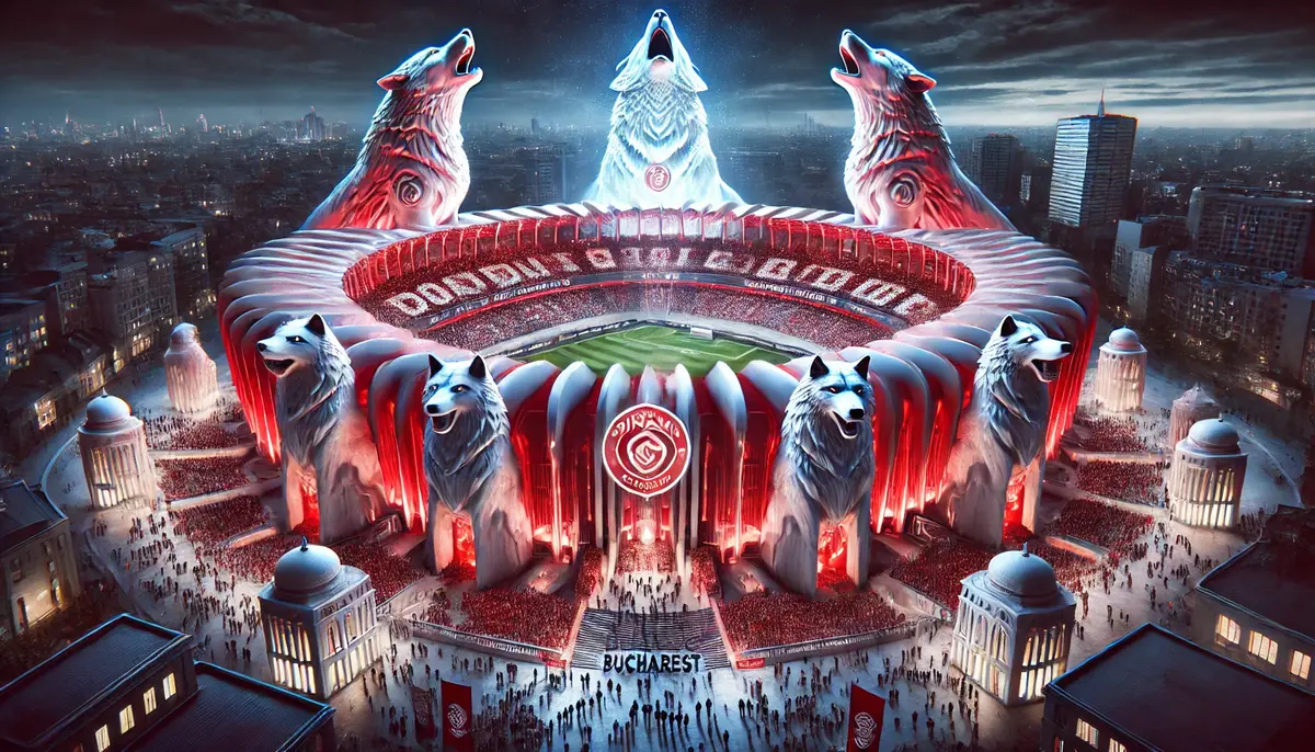 Stadioanele echipelor din România, recreate cu ajutorul inteligenței artificiale: imagini suprarealiste