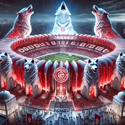 Stadionul celor de la Dinamo, generat de AI