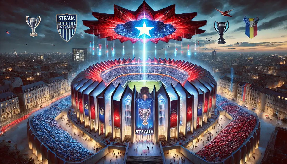 Stadioanele echipelor din România, recreate cu ajutorul inteligenței artificiale: imagini suprarealiste
