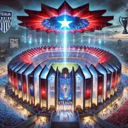 Stadionul Stelei, generat de AI