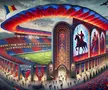 Stadionul celor de la FC Botoșani, generat de AI