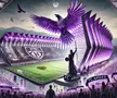 Stadionul celor de la FC Argeș, generat de AI