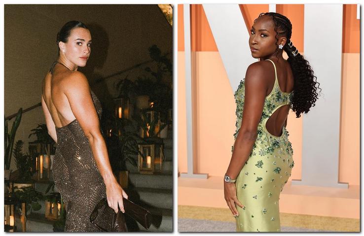 Coco Gauff la petrecerea Vanity Fair 2025