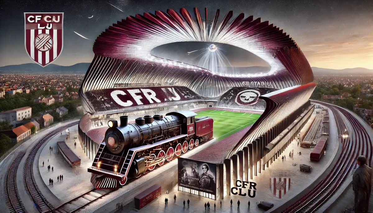 Stadioanele din România, generate de inteligența artificială