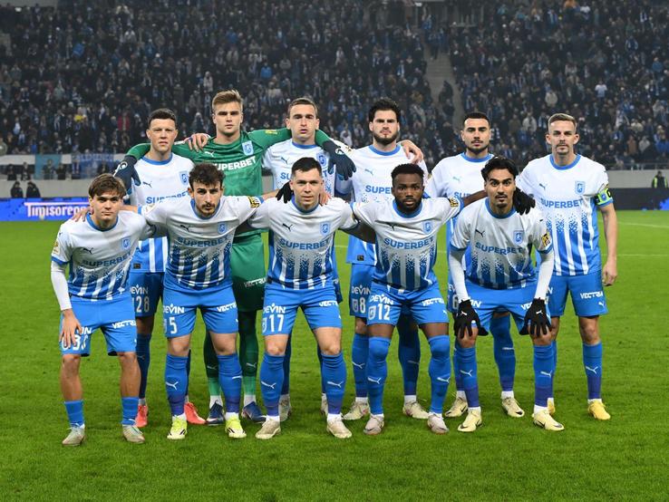 Universitatea Craiova - CFR Cluj, sferturi de finală Cupa României // foto: UCV