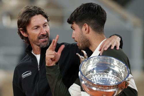 Juan Carlos Ferrero și Carlos Alcaraz au încetat colaborarea/Foto: Getty Images