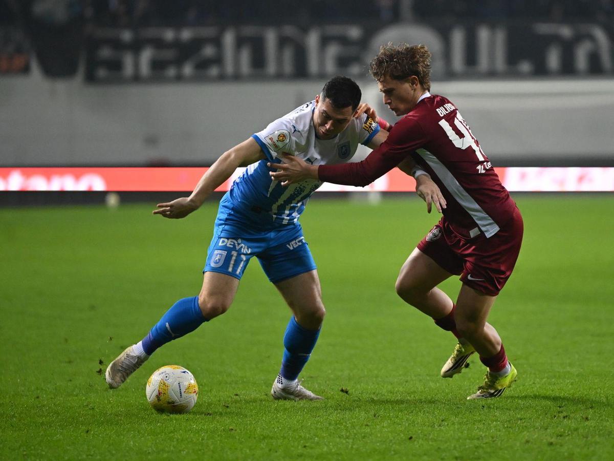 Așa e la Craiova! » Universitatea o scoate pe CFR Cluj din Cupa României Betano și vânează „dubla”