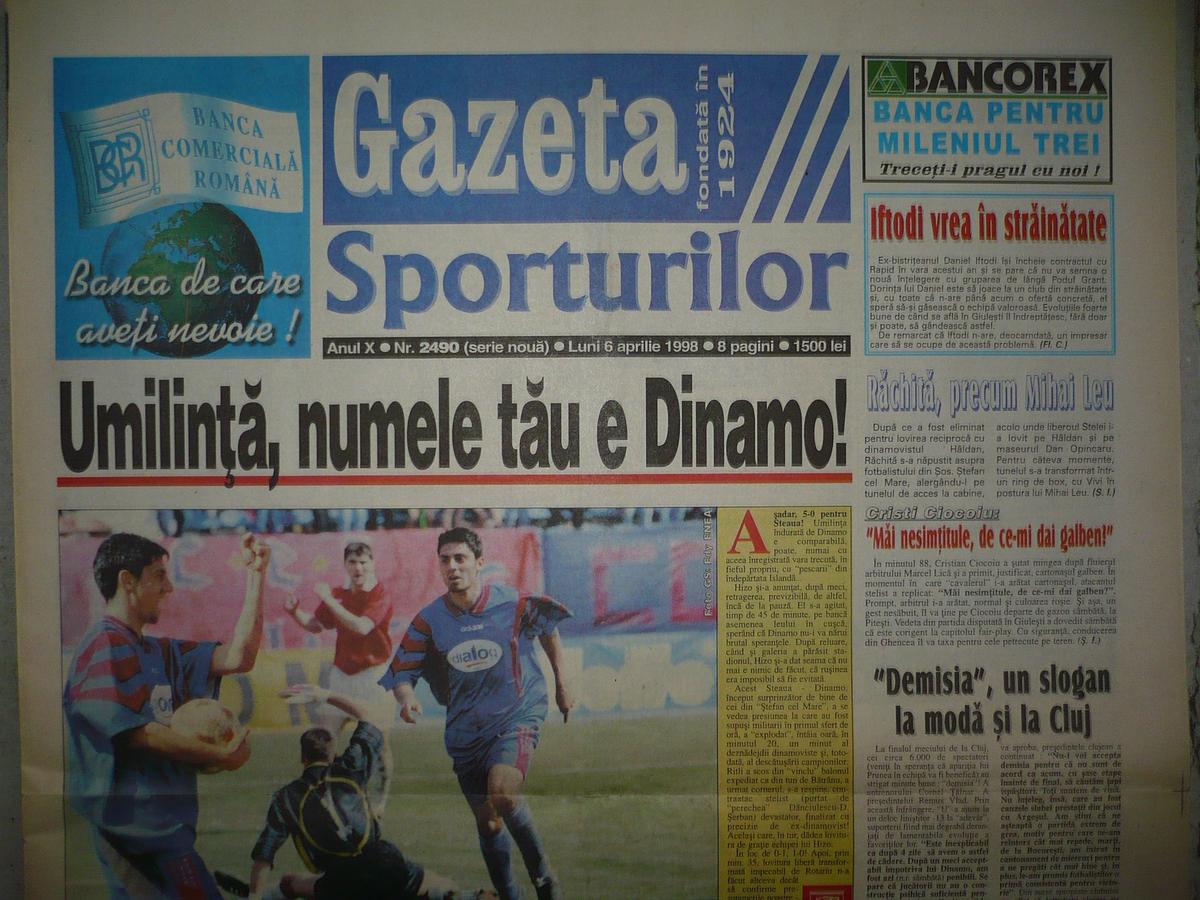 Retro GSP. Povestea suspectă a celei mai mari diferențe de scor din Steaua-Dinamo. Hizo: "Ce rost are să dezgropăm morții...?!"