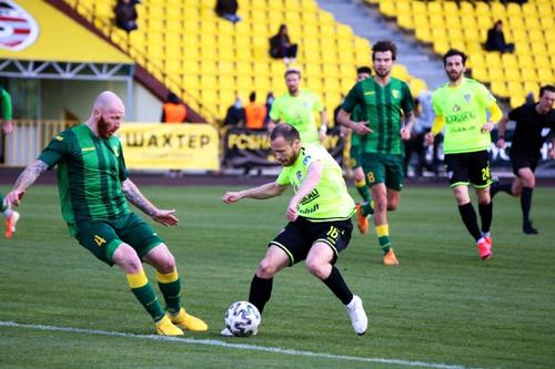 Fotbalul continuă în Belarus, cu tot mai puțini fani în tribune. Sursă foto: Twitter ФК Шахтер Солигорск