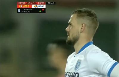 Koljic a revenit pe gazon după 6 luni, chiar în meciul cu FCSB