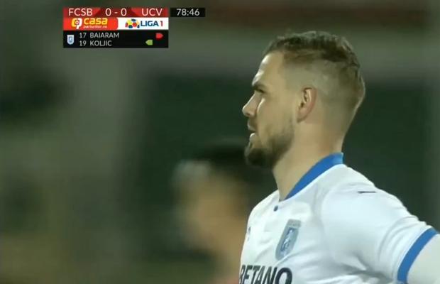 Koljic a revenit pe gazon după 6 luni, chiar în meciul cu FCSB