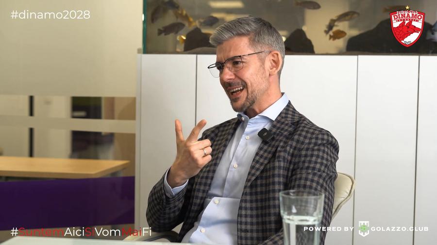 Dan Gătăianțu Detalii despre „Dinamo 2028”, noul proiect de 14 milioane de euro: „Își propune ceva extraordinar: clubul de fotbal va fi cel mai respectat din România!”