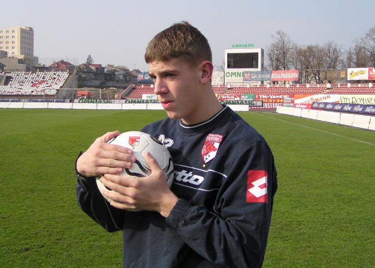 Imagini cu Cristi Cigan din perioada în care evolua la Dinamo / Sursă foto: Arhivă GSP