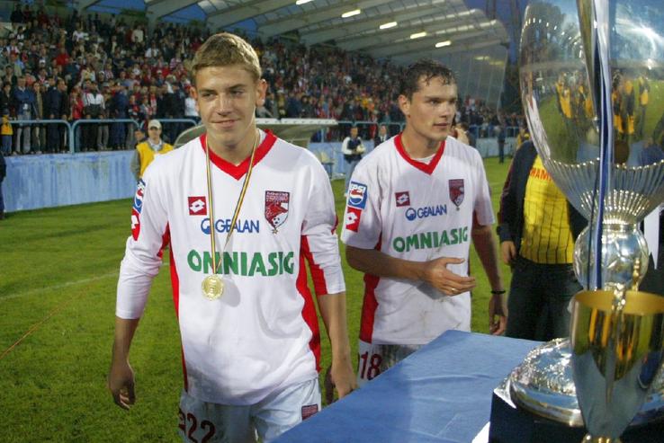 Imagini cu Cristi Cigan din perioada în care evolua la Dinamo / Sursă foto: Arhivă GSP