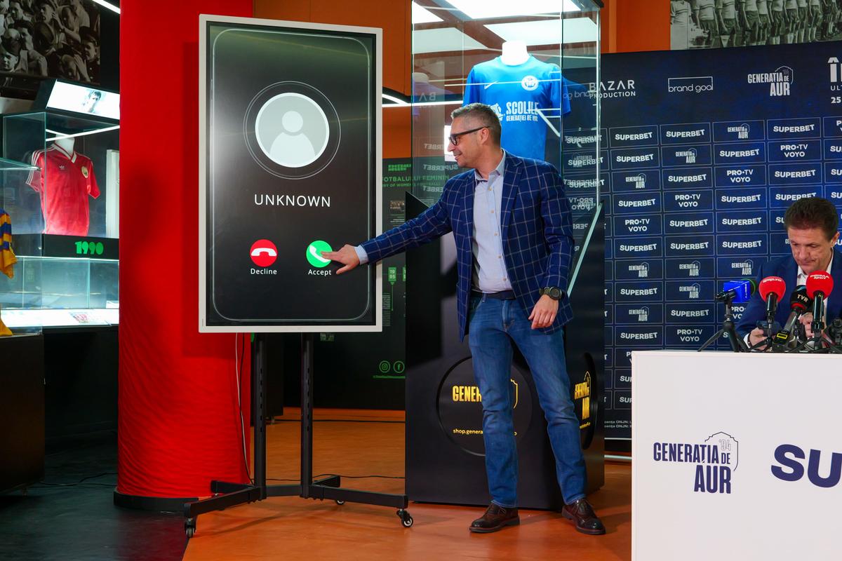 Meci de adio Generația de Aur - parteneriat Superbet