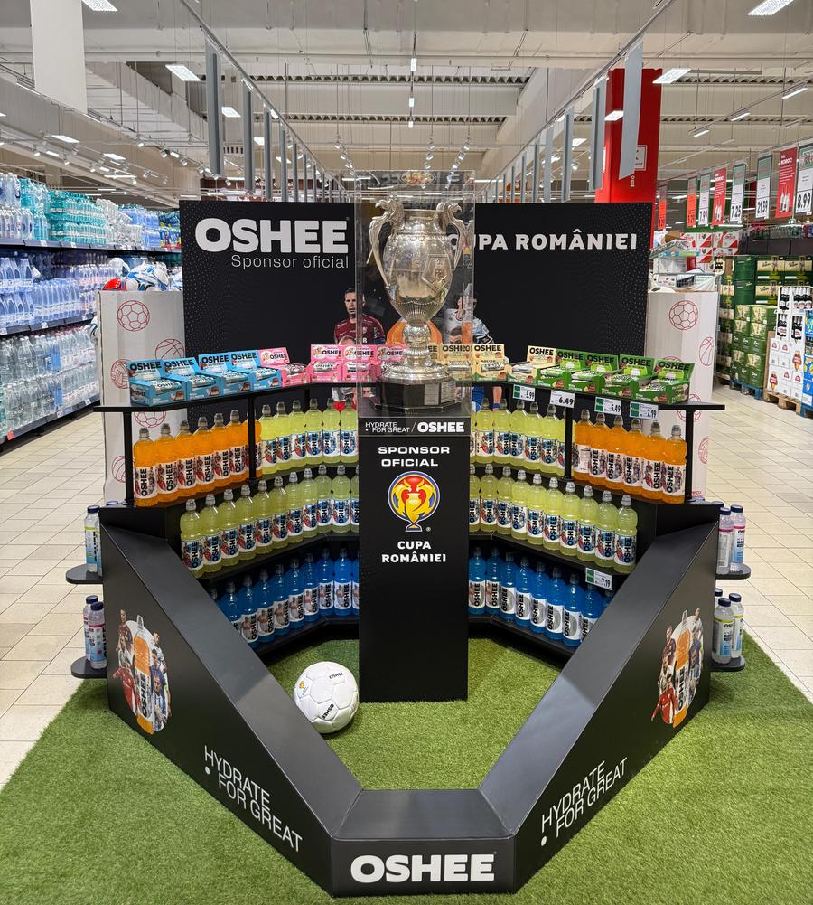 OSHEE, alături de KAUFLAND, te invită să admiri trofeul CUPEI ROMÂNIEI !