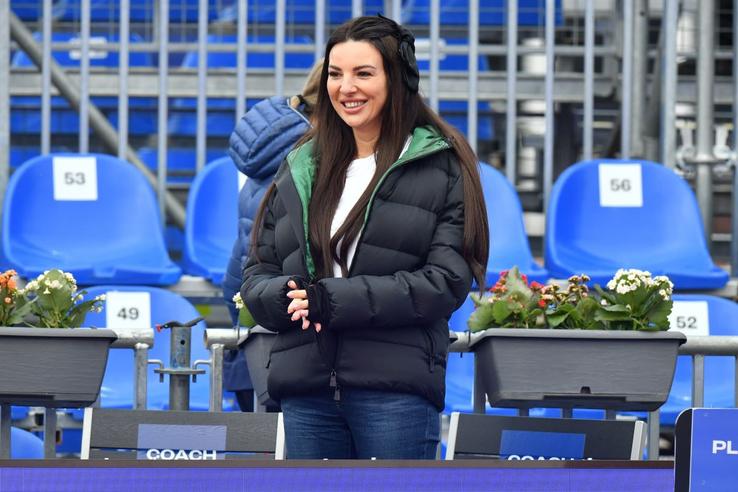 Partenera lui Damir Dzhumhur la Țiriac Open Foto: Cristi Preda