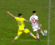 Momentul în care Hanca îl calcă pe Cosmin Matei