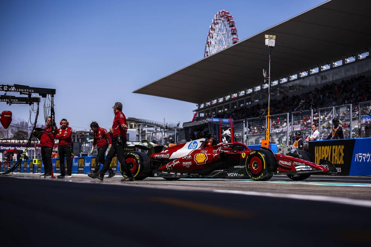 Charles Leclerc, la Suzuka - Cursa #150 cu Ferrari