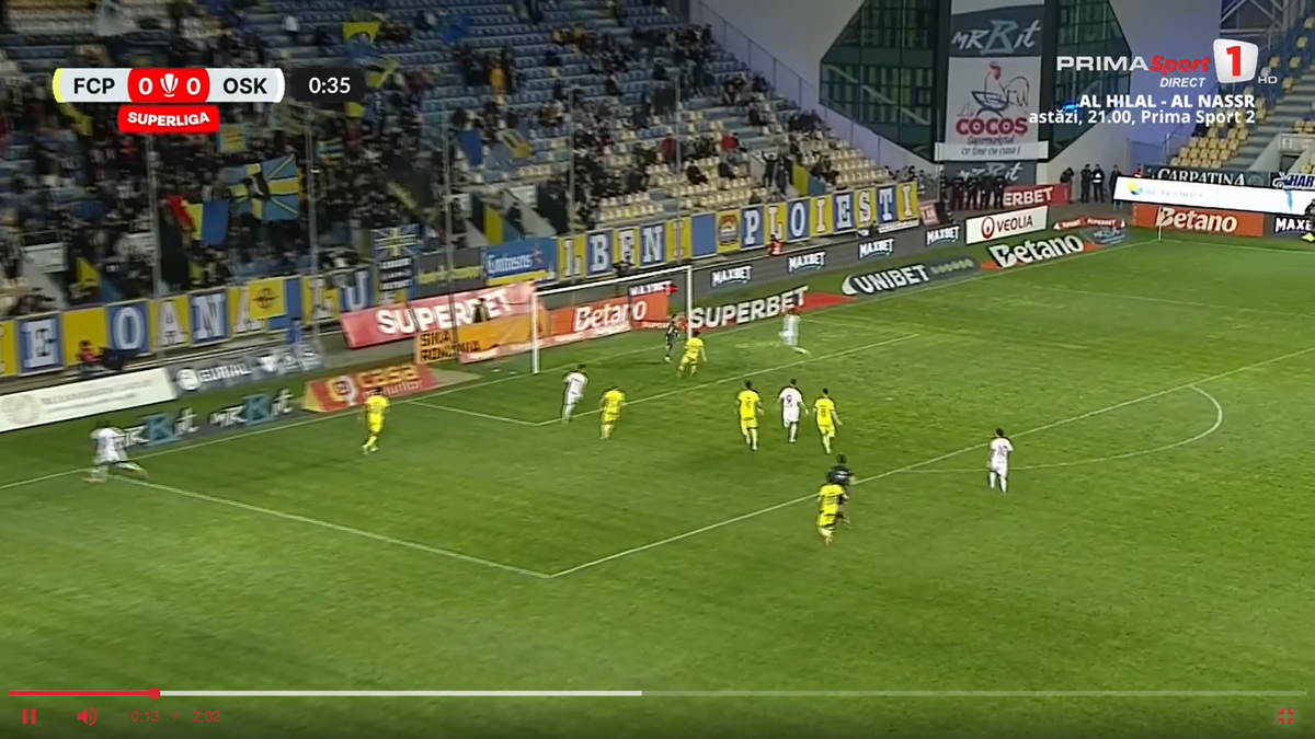 Faze controversate în Petrolul - Sepsi