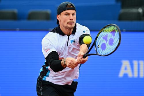 Marton Fucsovics în acțiune FOTO Raed Krishan/Țiriac Open