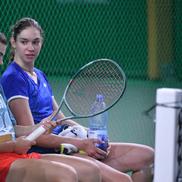 Ilinca Amariei și Mara Gae - Antrenament echipa României de BJK Cup Foto: Cristi Preda