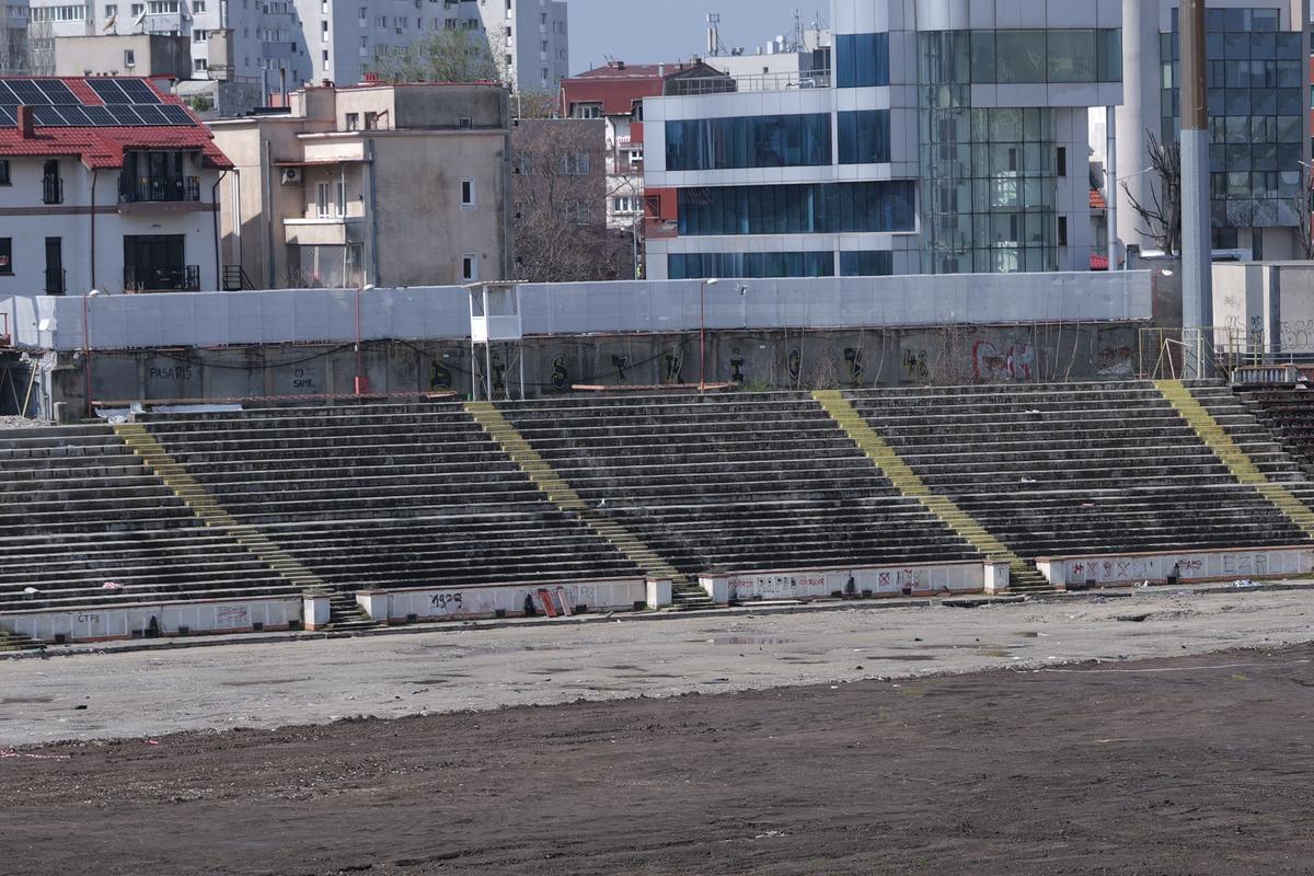 Lucrări blocate la stadionul Dinamo! Imagini cu sectorul care nu poate fi dărâmat, după intervenția ANAF » Ce zice șeful CS Dinamo