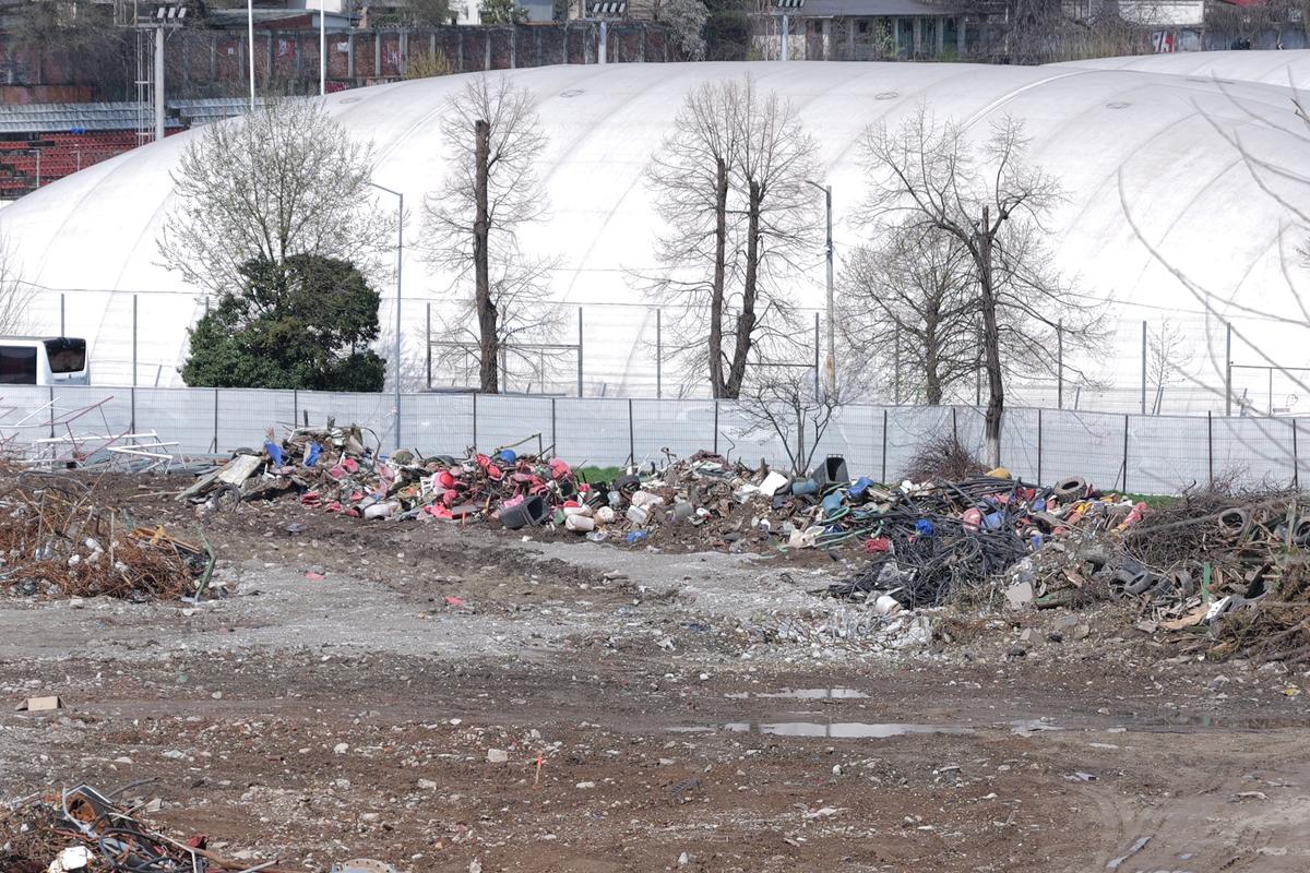 Lucrări blocate la stadionul Dinamo! Imagini cu sectorul care nu poate fi dărâmat, după intervenția ANAF » Ce zice șeful CS Dinamo