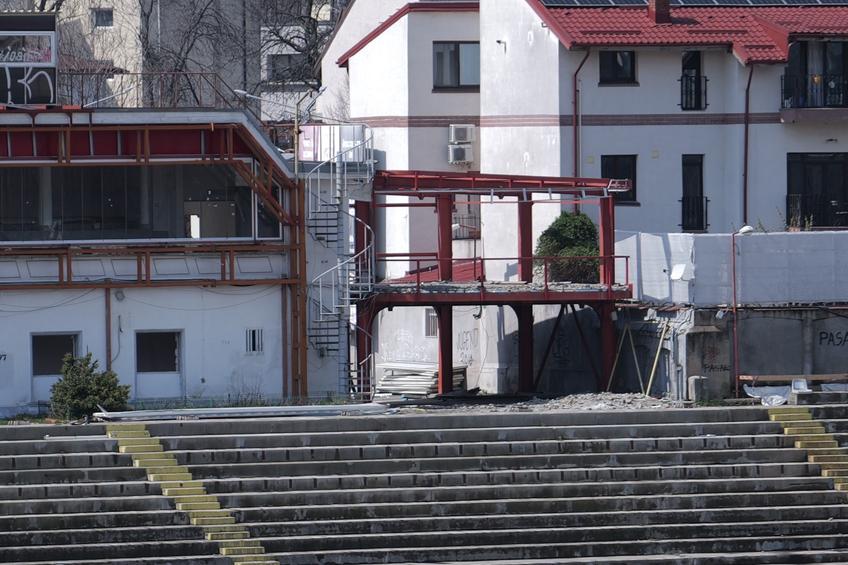 Cum arată lucrările la stadionul Dinamo - 4 aprilie 2026 // FOTO: Andrei Furnigă (GSP)