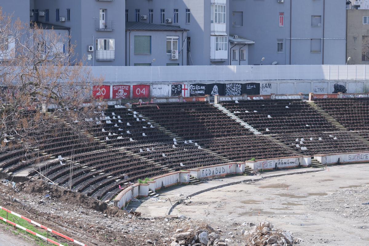 Lucrări blocate la stadionul Dinamo! Imagini cu sectorul care nu poate fi dărâmat, după intervenția ANAF » Ce zice șeful CS Dinamo